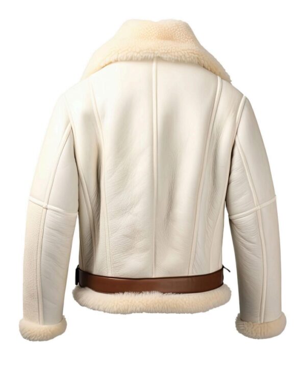 Men’s Beige Genuine Sheepskin - Image 2